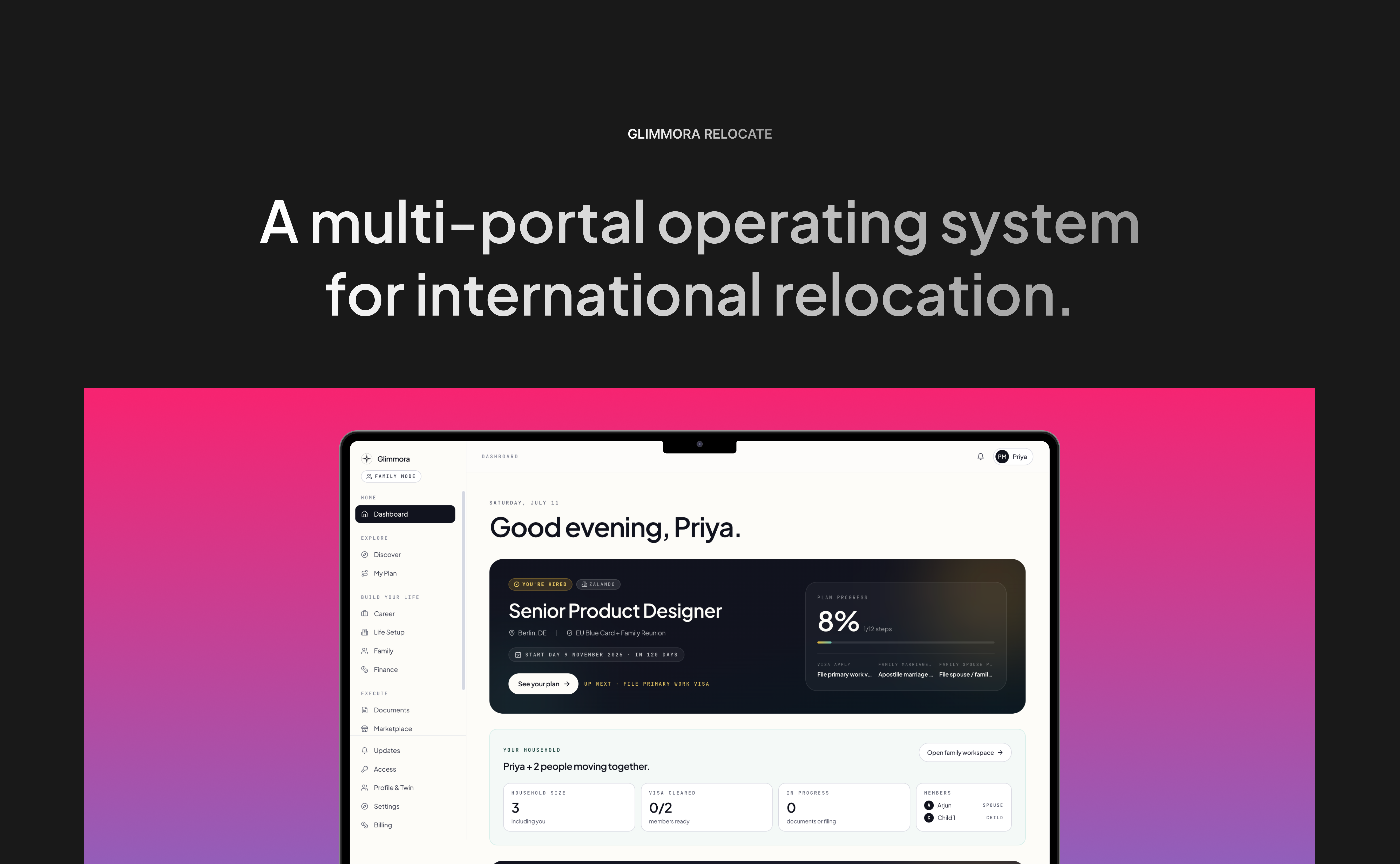 Glimmora Relocate